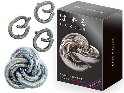 Hanayama Cast Puzzle - Level 6 Vortex - Mindteasers-Hanayama Cast : The ...