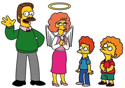 Familia Flanders. | The simpsons, Vault boy, Fictional characters