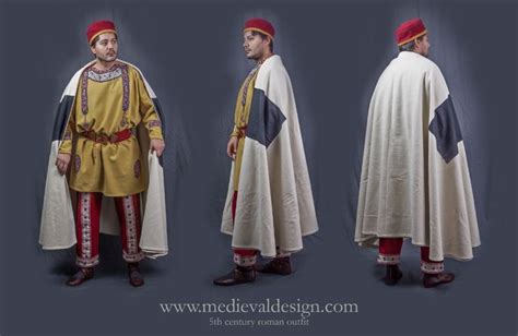 MALE OUTERWEAR I-IV MEDIEVAL DESIGN | Roman clothes, Roman costume ...