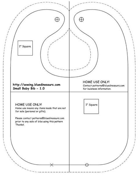 http://sewing.bluedinosaurs.com/images/Free_Small_Bib_Pattern.jpg | Dinosaur stuff | Pinterest