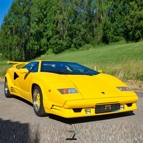 Lamborghini Countach 25 Anniversario - Giallo Fly yellow