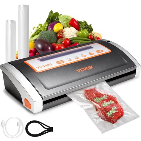 VEVOR Vacuum Sealer Machine, 80Kpa 130W Powerful, Multifunctional for ...