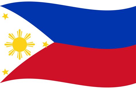 Philippines flag wave. Pilipino flag. Flag of Philippines 27222612 PNG