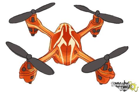 How to Draw a Drone - DrawingNow