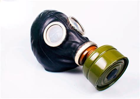 Black gas mask GP-5. This scary black gas mask is by TimeMasks