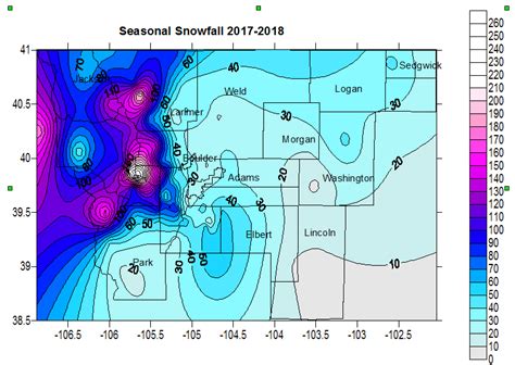 Snow Accumulation Map Colorado - Snow