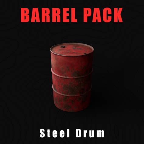 ArtStation - Barrel Pack - Steel Drum