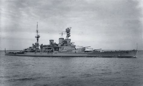 Battlecruiser HMS Repulse, her sinking proved that large surface ship no longer could operate ...