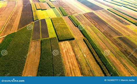 Colorful Farm Fields with Crop. Abstract Patterns Stock Image - Image of rolling, moravian ...