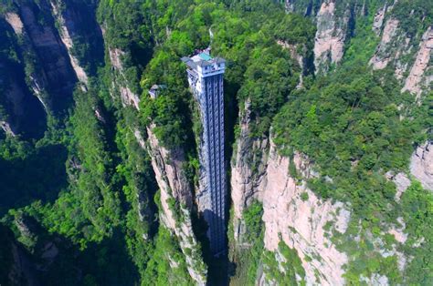 Bailong Elevator in China: Der höchste Outdoor-Aufzug der Welt