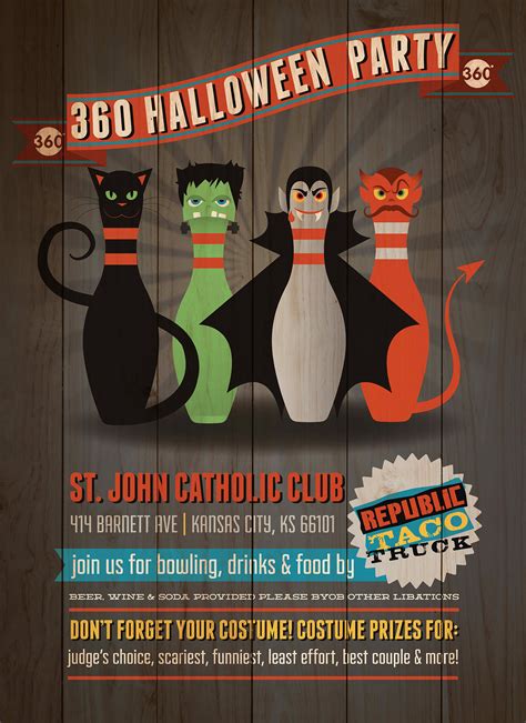 Halloween Bowling Poster :: Behance