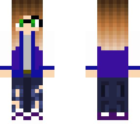 Girl With Glasses | Minecraft Skins