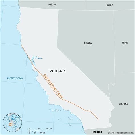 California Map Of San Andreas Fault - Angela Maureene