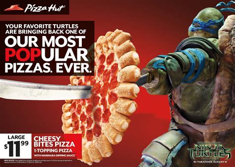 Pizza Hut® Powers Teenage Mutant Ninja Turtles In Blockbuster Movie Partnership