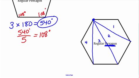 Interior Angles of Regular Polygons - YouTube