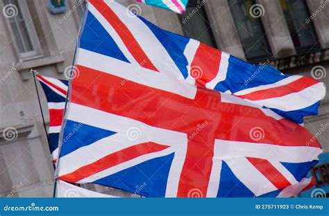 The British Union Flag Symbol of the UK Stock Image - Image of flying, symbol: 275711923