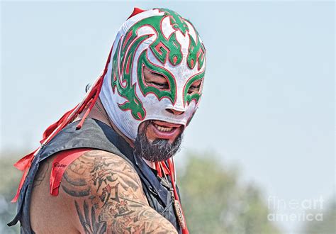 Masked Luchador Estilo Rudo Photograph by Jim Fitzpatrick - Fine Art America