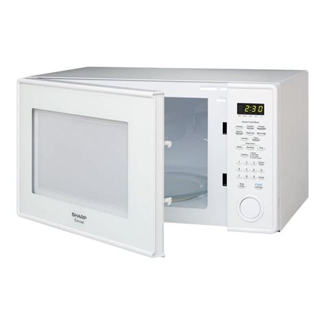 Sharp Carousel R459YW - Microwave oven - freestanding - 1.3 cu. ft - 1000 W - white - Walmart ...