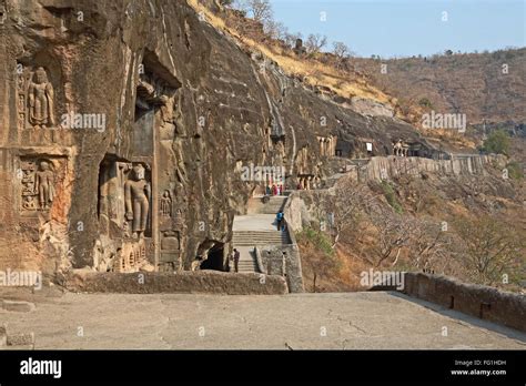 Ajanta caves Maharashtra india Stock Photo - Alamy