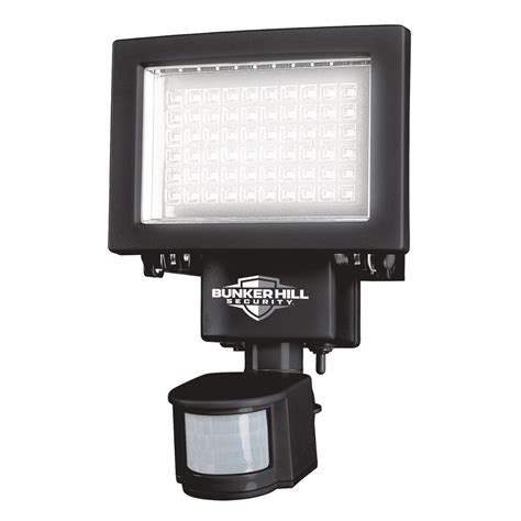 500 Lumen LED Solar Security Light - Black