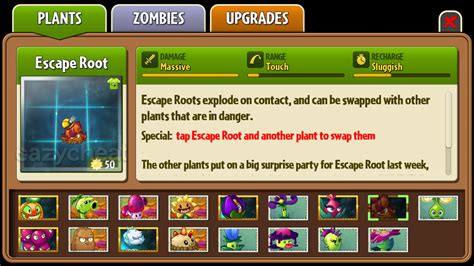 hotel rom: Plants vs. Zombies 2 Cheats