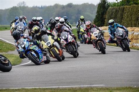 Motorcycle Road Racing Competition, Superbike and Supersport Categories IRRC European Hengelo ...