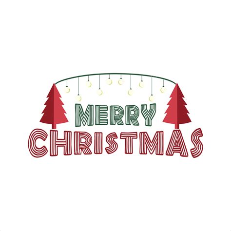 Merry Christmas Greetings With Line Font Style, Christmas, Christmas Celebration 2022, Christian ...