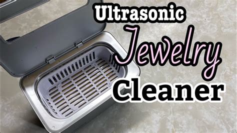 Ultrasonic Jewelry Cleaner from Amazon - YouTube