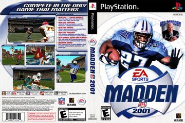 Madden NFL 2001 (PS1) - The Cover Project