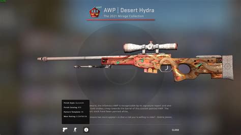 Unboxed a FT AWP Desert Hydra : csgo