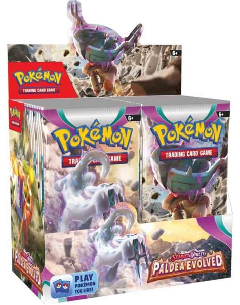 Pokemon TCG Scarlet & Violet Paldea Evolved Booster Box | Diggaz ...