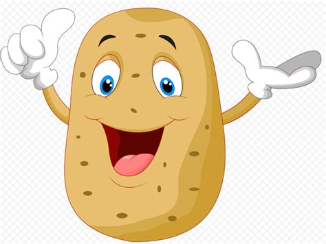 Download Cartoon Cute Potato Character PNG | Citypng