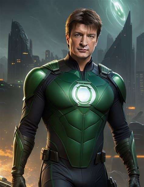 Nathan Fillion as Green Lantern by HeroPix on DeviantArt