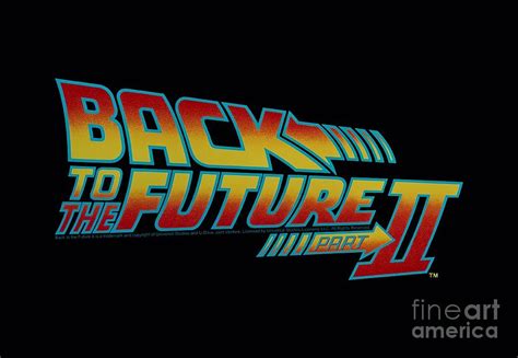 Back To The Future II - Logo Digital Art by Brand A