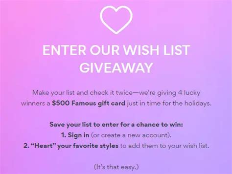 Famous Footwear Holiday Wishlist Giveaway - Win A $500 Gift Card {4 Winners}