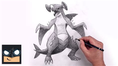 How To Draw Garchomp | Pokemon Sketch Art Lesson (Step by Step) - YouTube