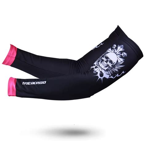 1 Pair Lighting Skull Cycling Clothing Underwear Cycling Sleeves ...