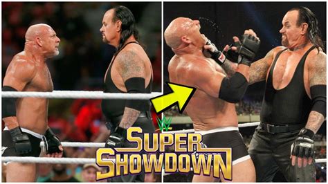 UNDERTAKER VS GOLDBERG SUPER SHOWDOWN 2019 ! SUPER SHOWDOWN 2019 UNDERTAKER VS GOLDBERG ! - YouTube