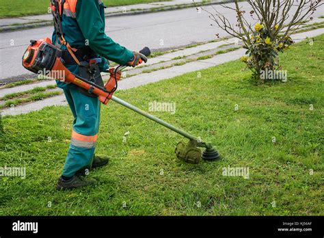 Gas grass mower hi-res stock photography and images - Alamy