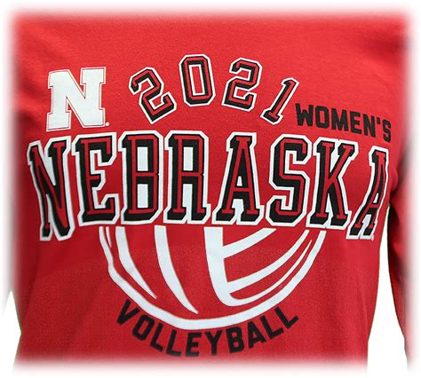 Nebraska Volleyball 2021 Schedule LS Tee