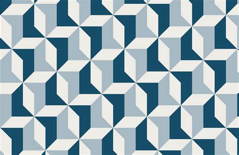 Blue Geometric Wallpaper
