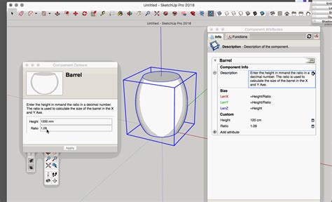 Parametric barrel - SketchUp - SketchUp Community