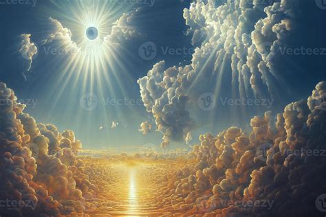 illustration of representation of god in heaven made with 21981766 Stock Photo at Vecteezy