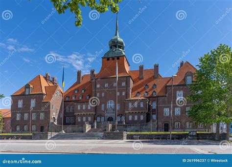 Ostersund, Sweden City Hall in Sunny Weather Stock Image - Image of ...