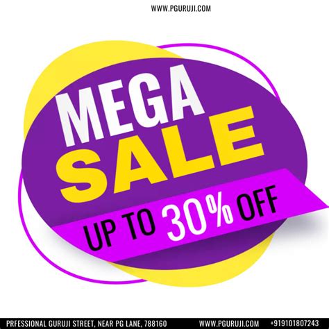 Mega Sale Banner Ad Template | PosterMyWall