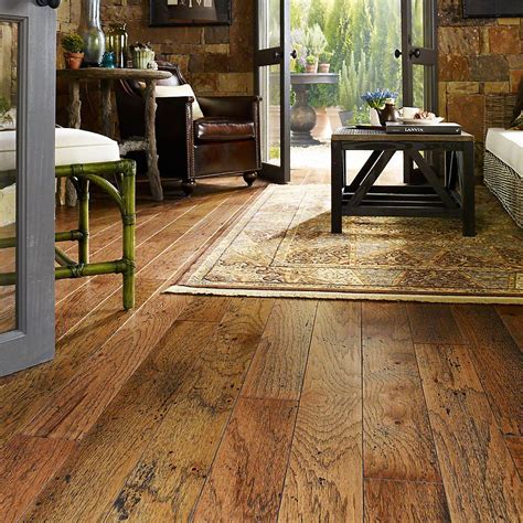 Wildon Home ® Epic 5" Engineered Hickory Hardwood Flooring in Burnt Sugar & Reviews | Wayfair