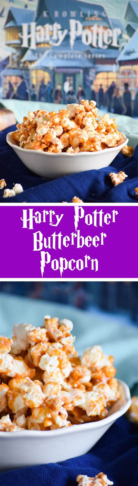 Harry Potter Butterbeer Popcorn: the perfect snack for your witches and wizards! Beaux Desserts ...