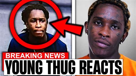 YOUNG THUG'S REACTION TO RECEIVING LIFE IN PRISON, YOUNG THUG PRISON ...