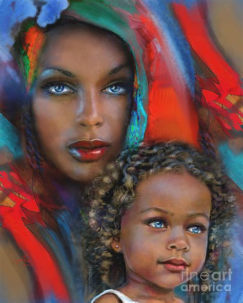 Mother And Child Painting by Angie Braun