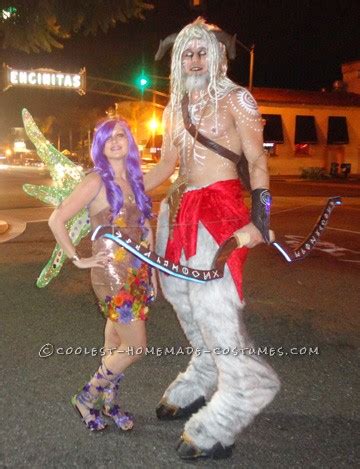 Coolest Homemade Satyr (Goatman and Nymph) Costumes | Nymph costume, Halloween costume contest ...